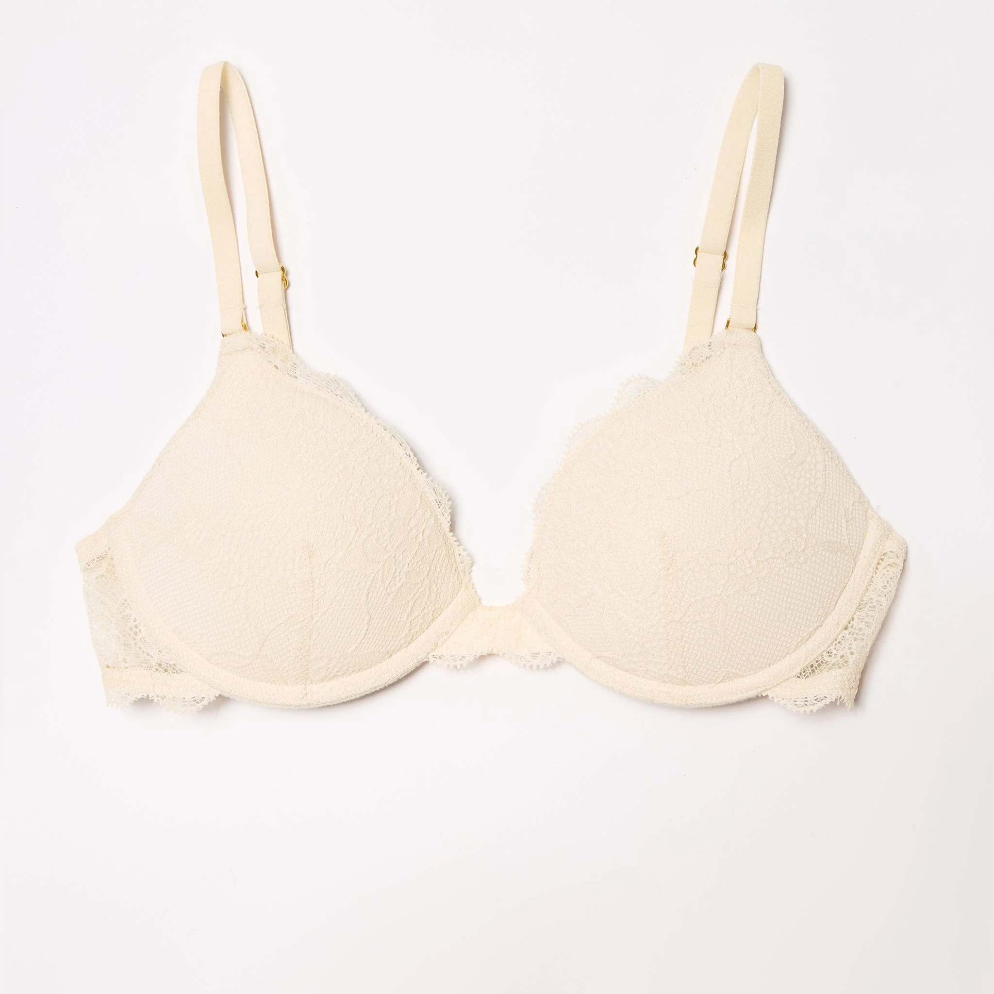 All Over Lace Lift Up Bra Sand - Image 12