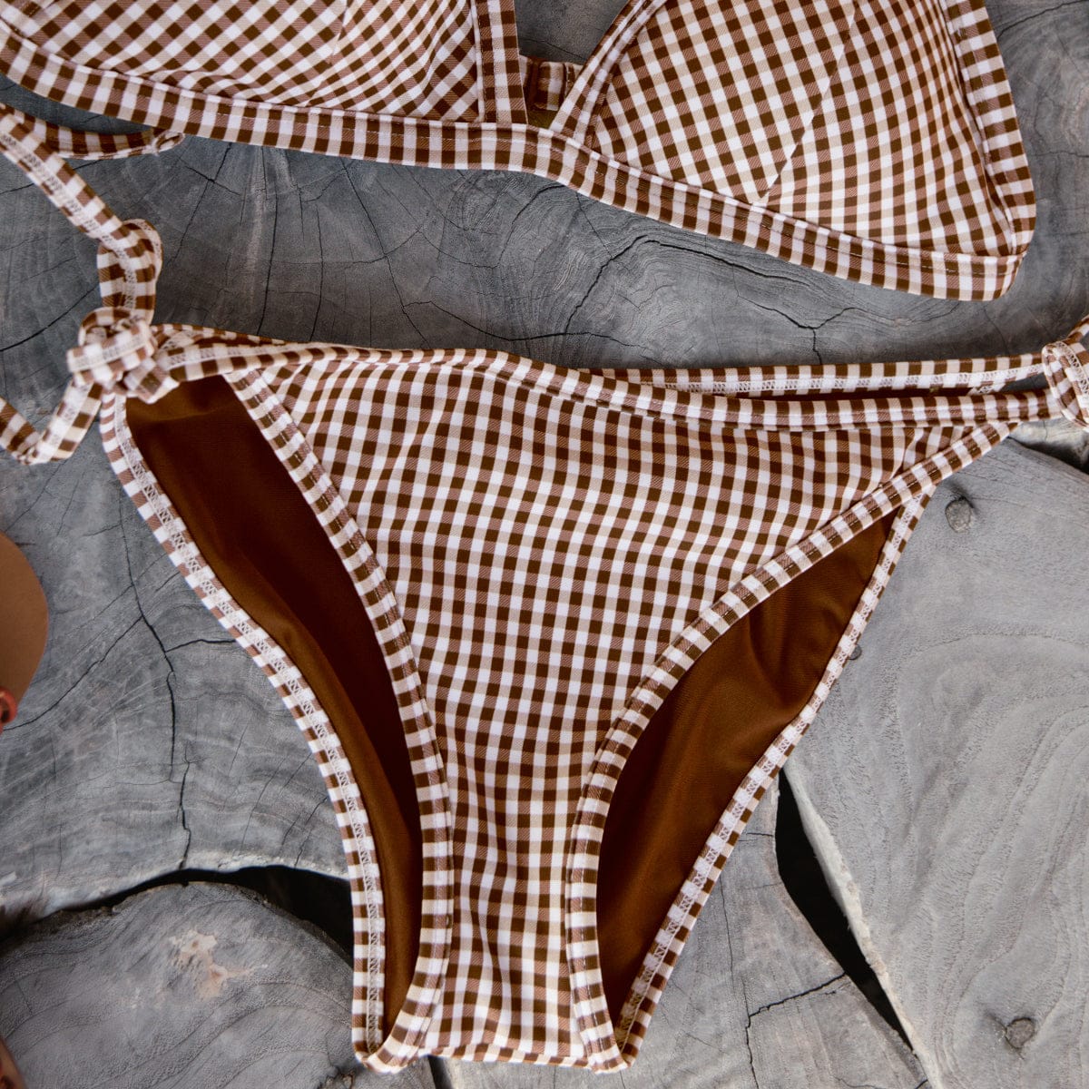 Cheeky String Bikini Gingham - Image 2
