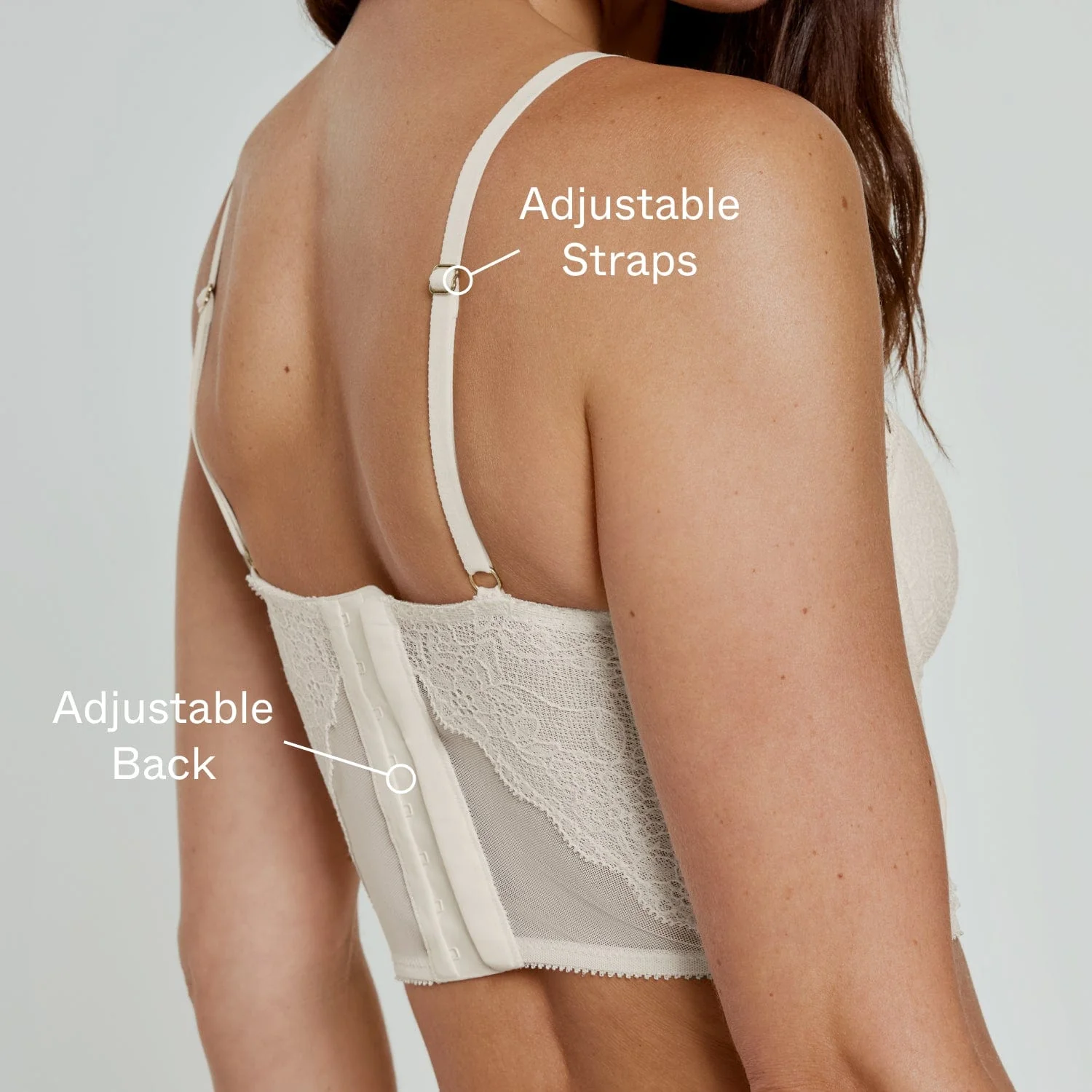 Lace Corset Top Black - Image 4