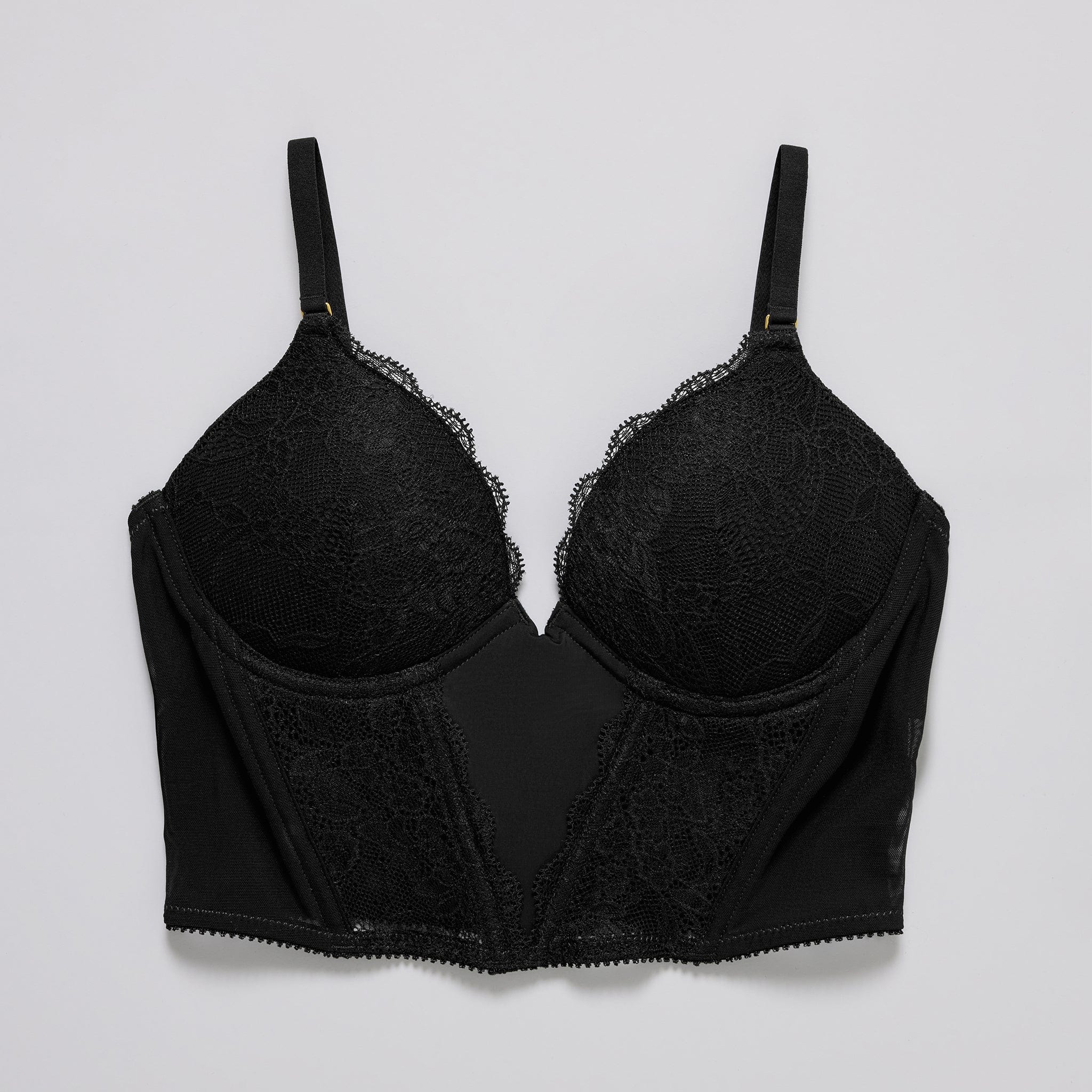 Lace Lift Up Corset Top Black - Image 6