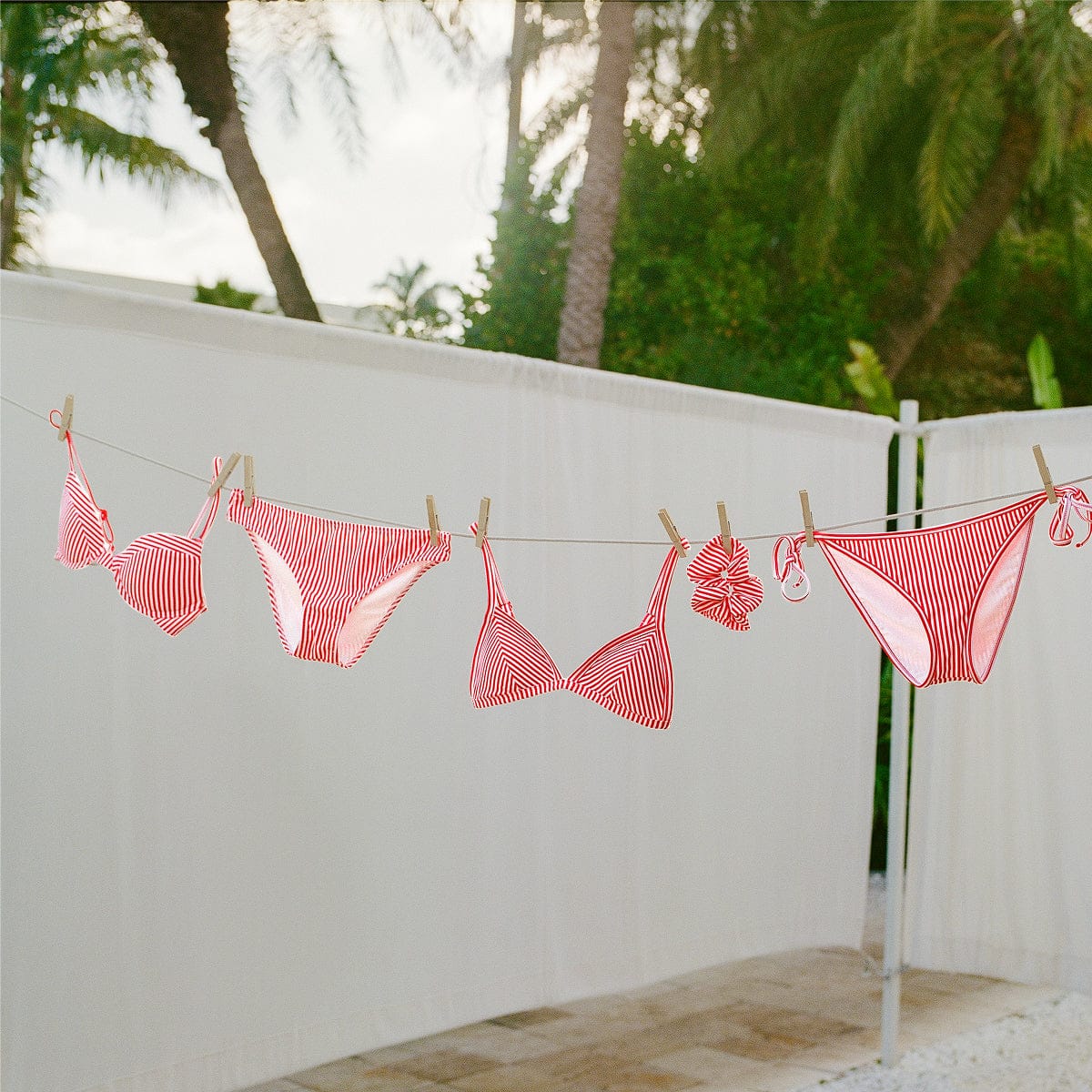 Lift Up Bikini Top Cabana (Riviera/White) - Image 6