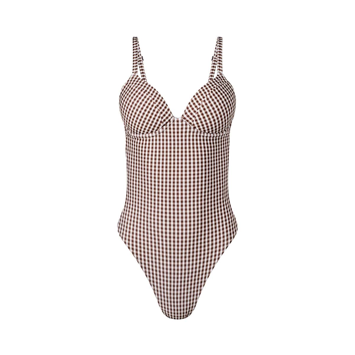 Lift Up One Piece Gingham - Image 2