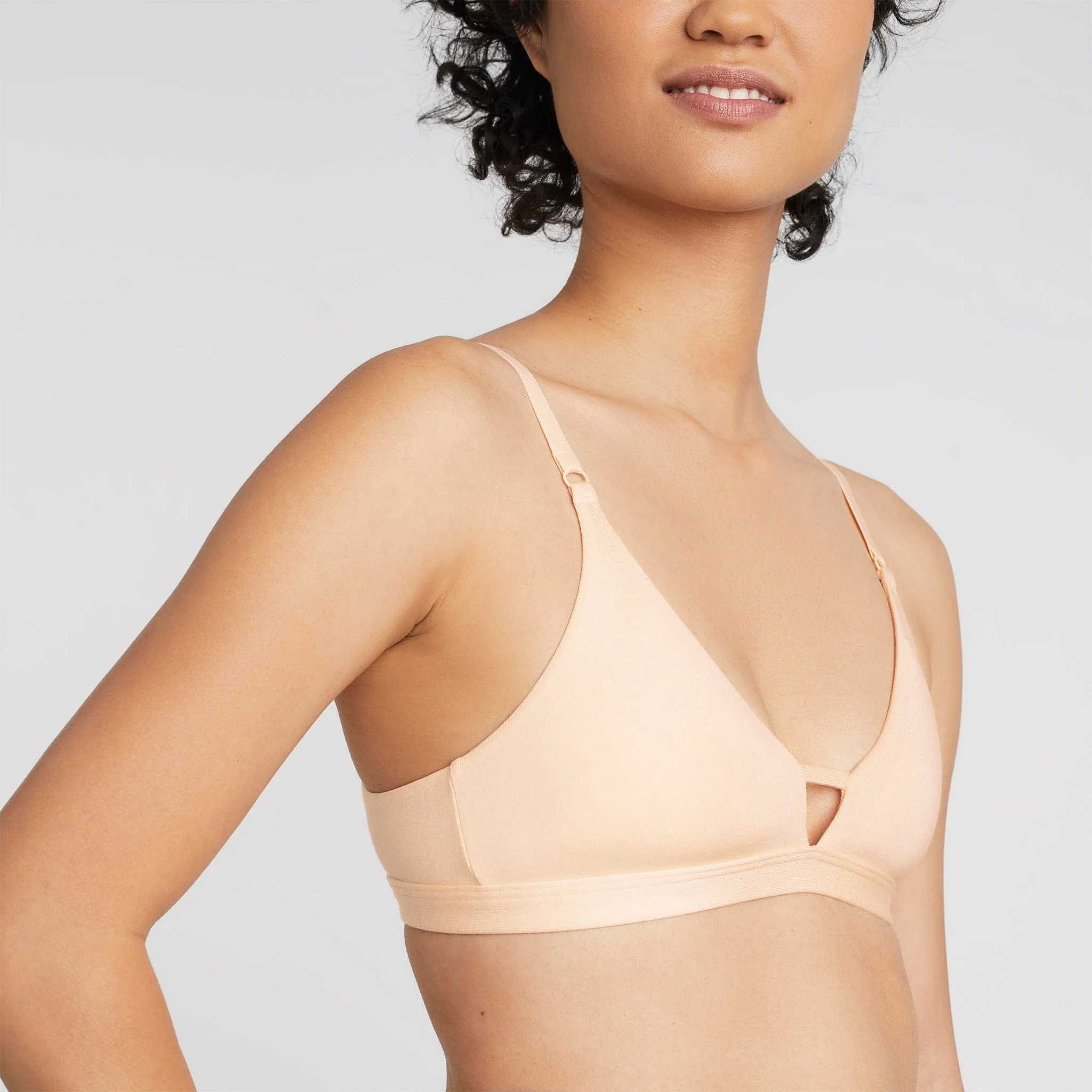 Modal Wirefree Bra Sand - Image 3