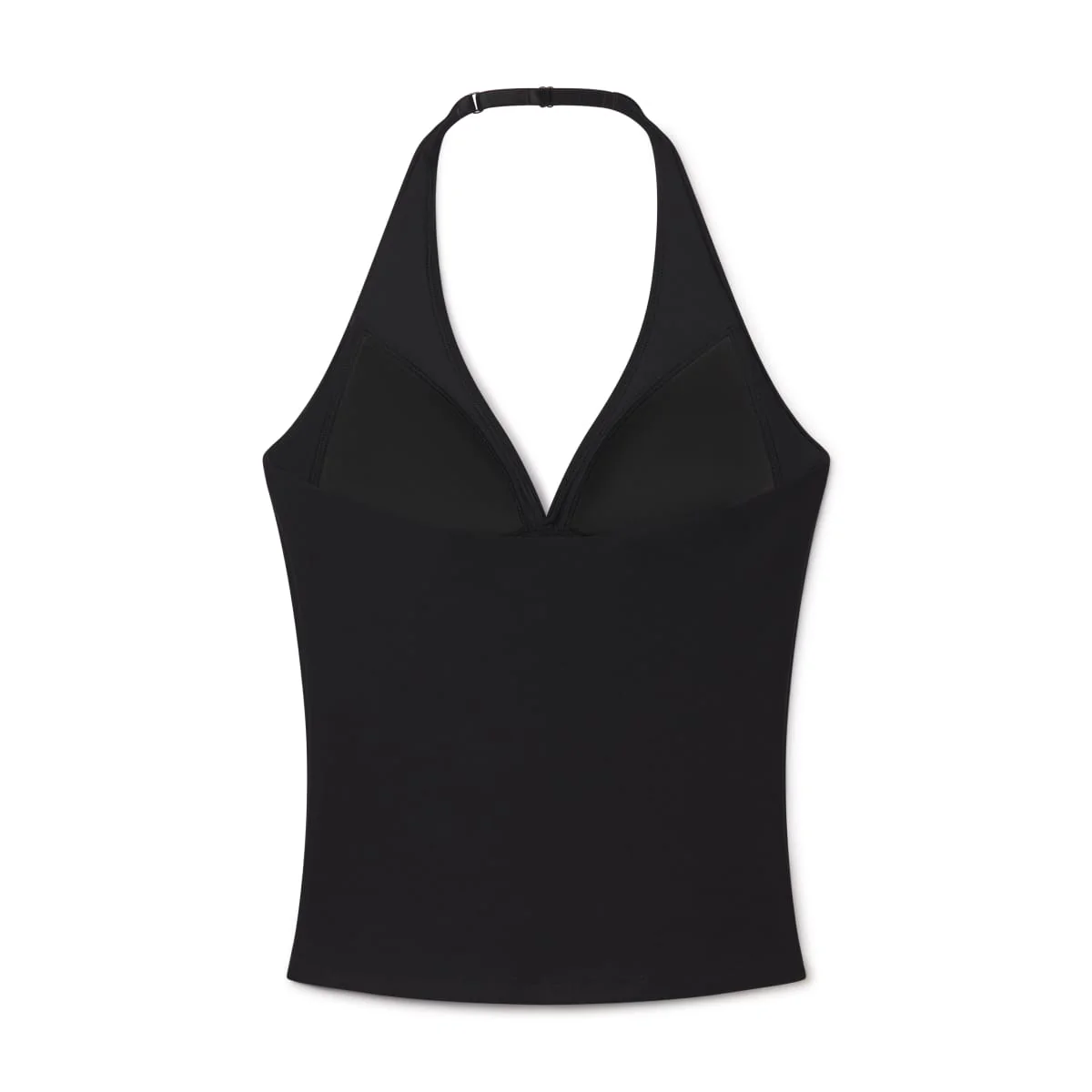 Plunge Halter Top Black - Image 7