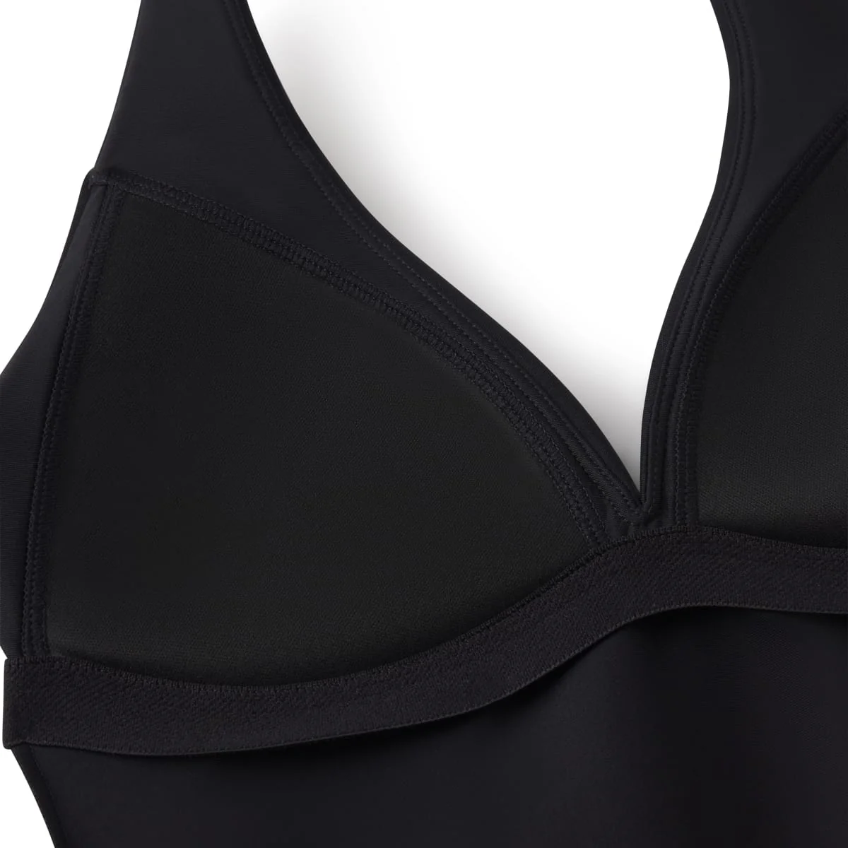 Plunge Halter Top Black - Image 8