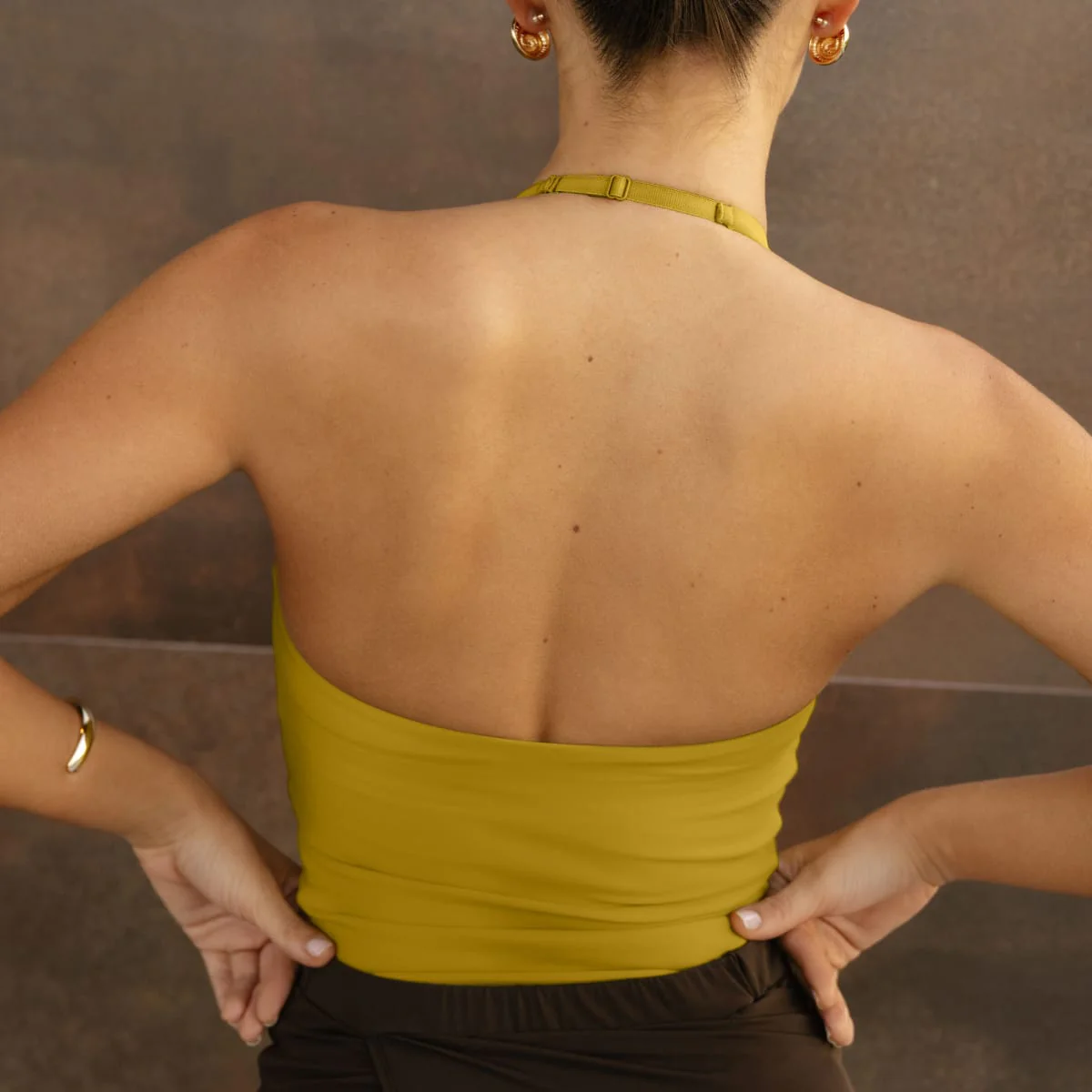 Plunge Halter Top Zest - Image 3