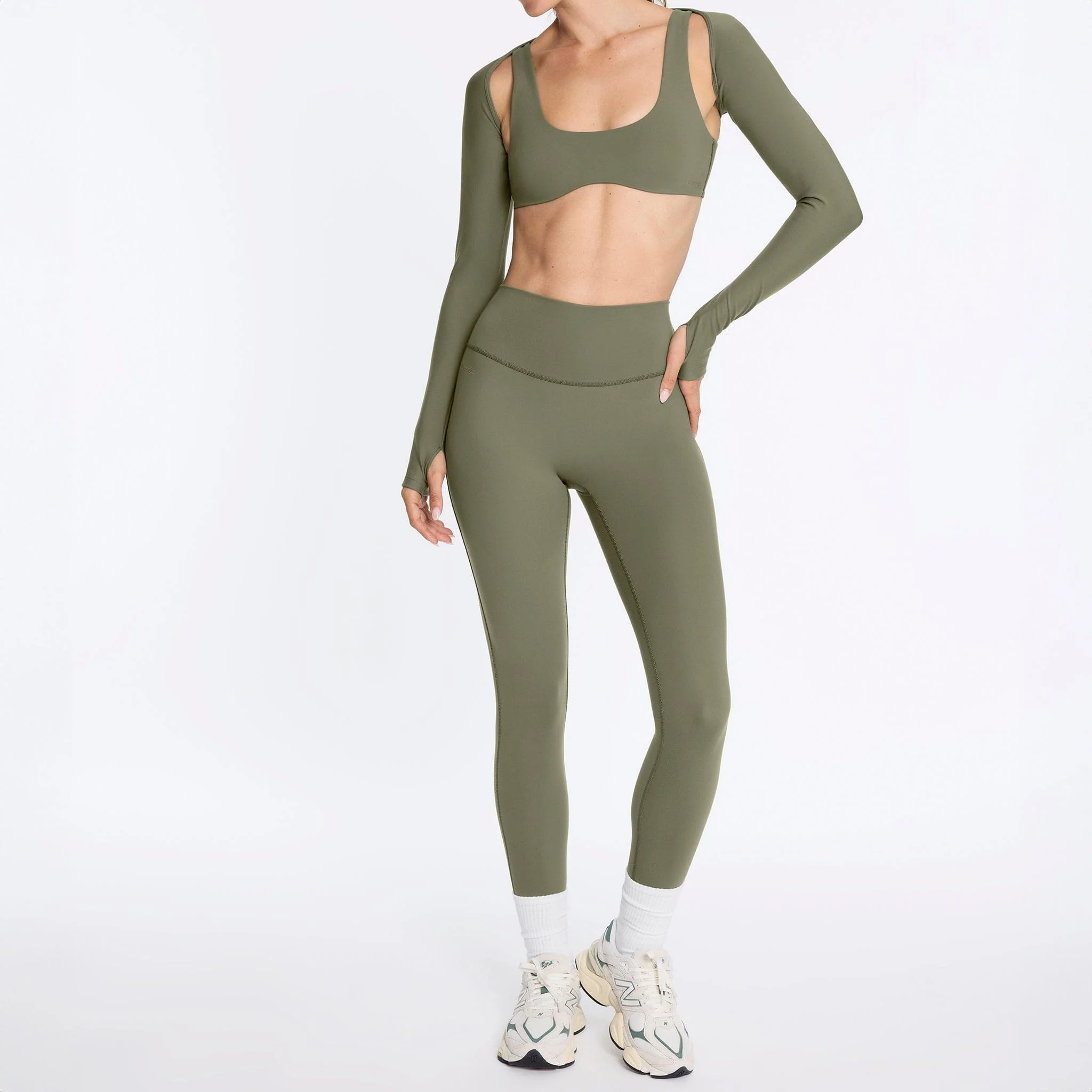 Sculpting Legging Olive - Image 6