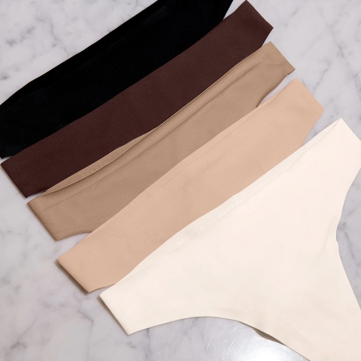 Simply Smooth No Show Thong Espresso - Image 3