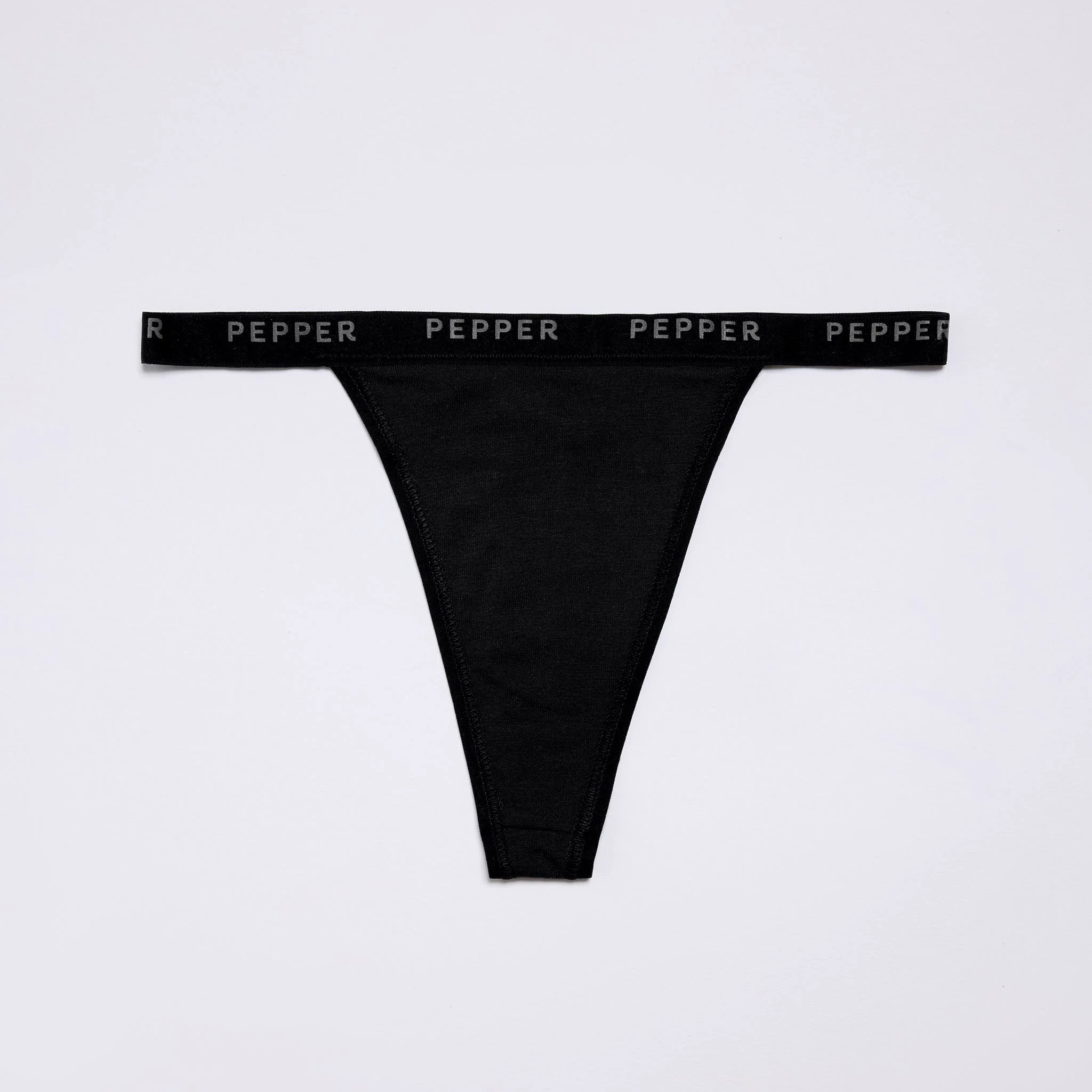Supima® Cotton String Thong Black - Image 7