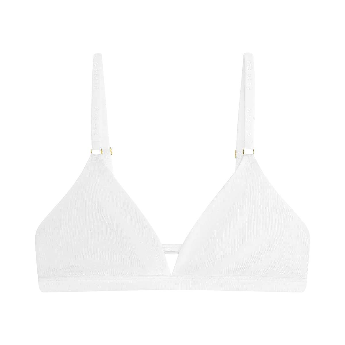 Supima® Cotton Wirefree Bra White - Image 2