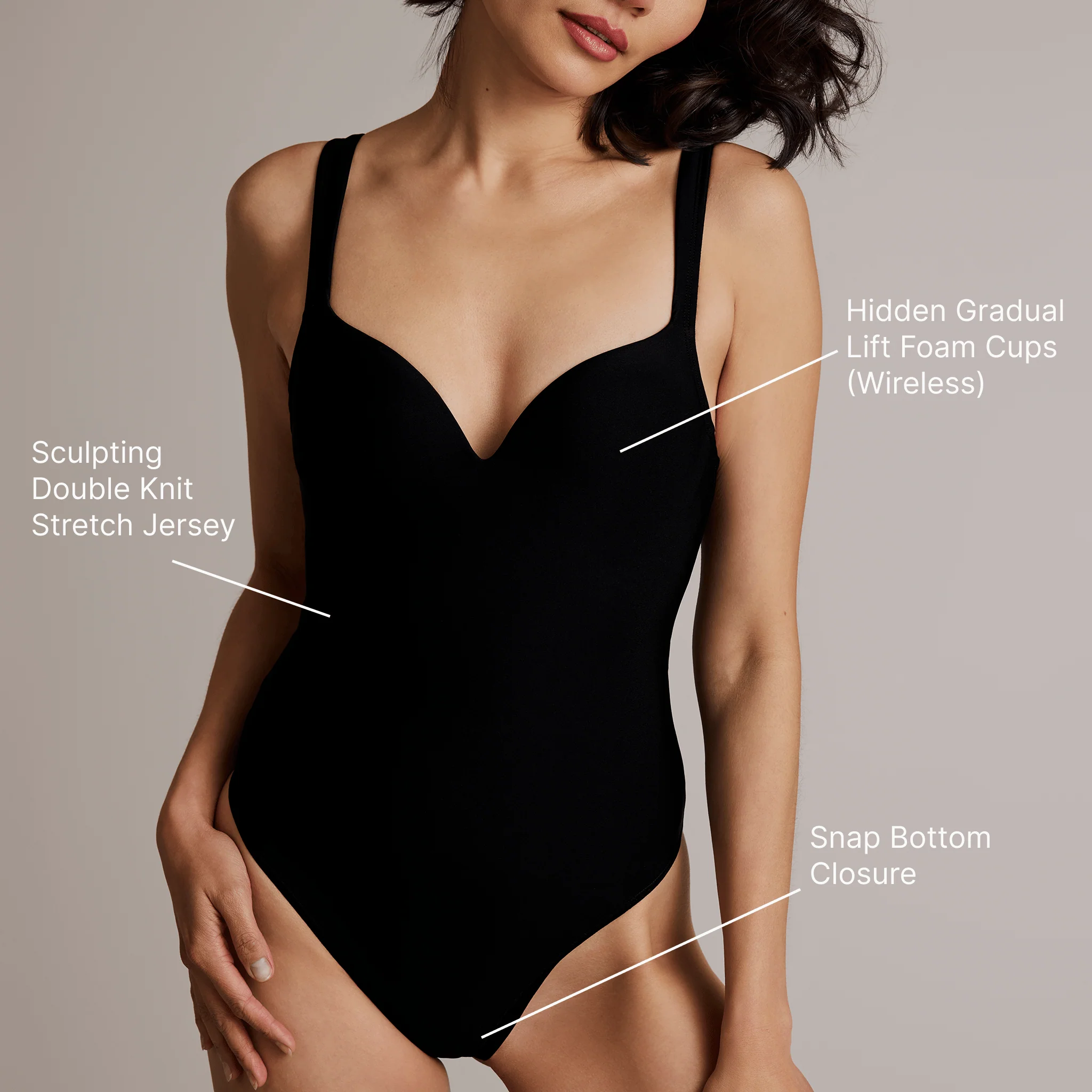 Zero-G Lift Up Bodysuit Black - Image 4